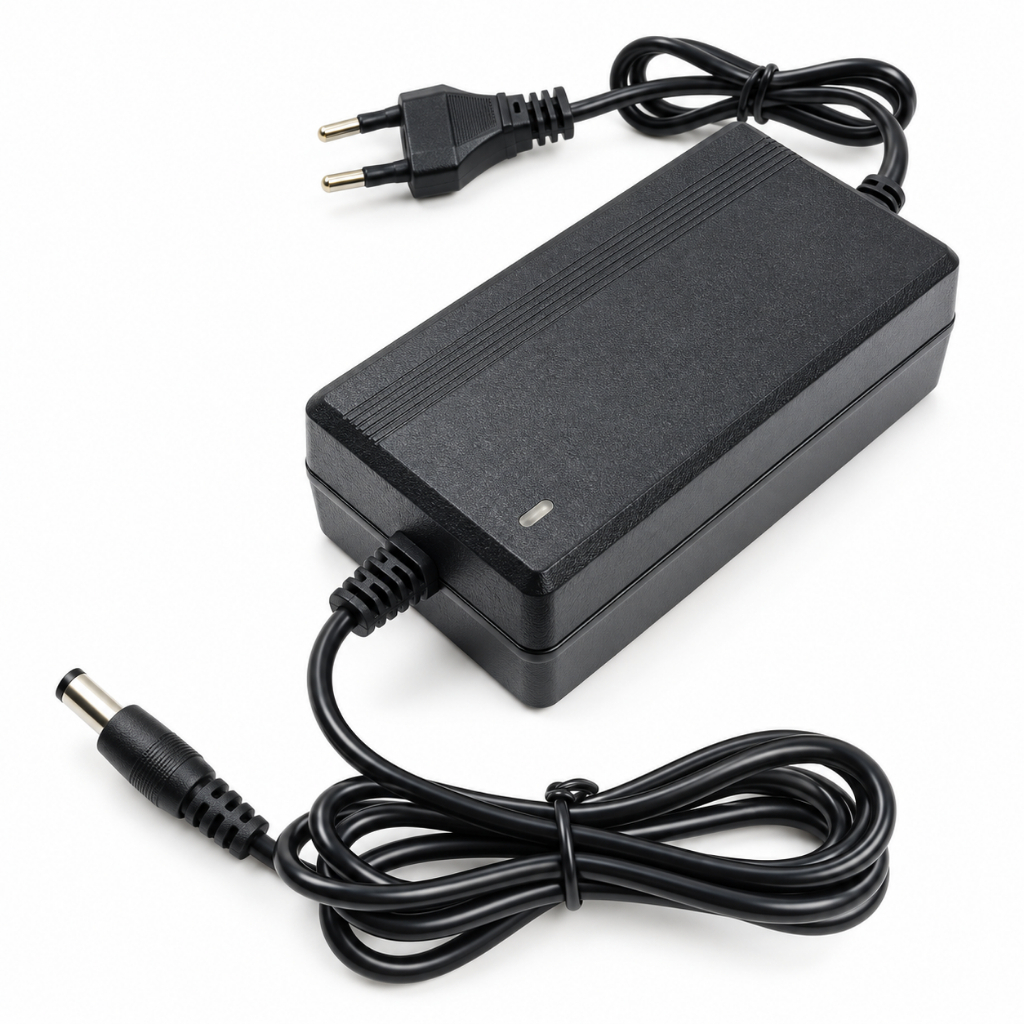 Fonte Eletrônica 12v 5a Bivolt Estabilizadora Preta 5 Amperes Plug P4  Pronta Entrega Fita Led  CFTV