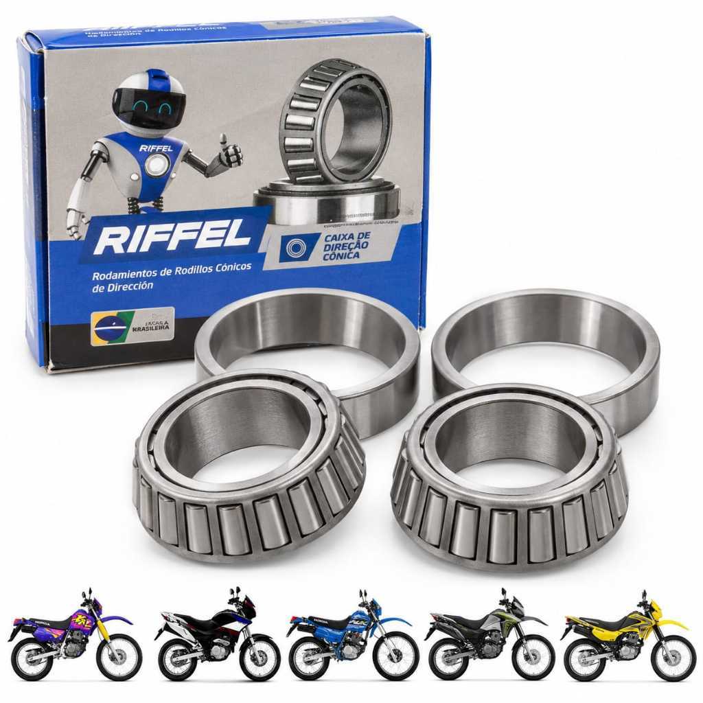 CAIXA DIRECAO RIFFEL CONICA BROS 125/ BROS 150/ BROS 160/ NX 400 FALCON/ XRE 190/ XRE 300