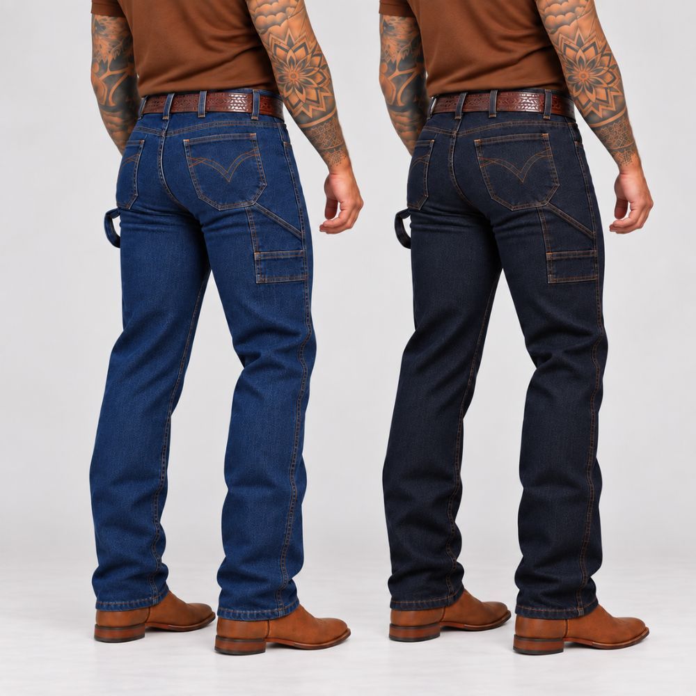 Kit 2 Calça Jeans Masculina Carpinteiro Country Atacado Revenda Rodeio Festa de Peão