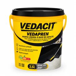 Vedapren Manta Liquida a base de asfalto 3,6L Vedacit Hidrorrepelente