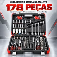 Jogo Oficina Master Maleta 178 Peças Gedore Robust 5000r