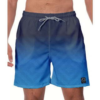 Shorts Estampado Masculino Bermuda Masculina Full Verão Praia Moda Casual Tecido Leve com Elastano
