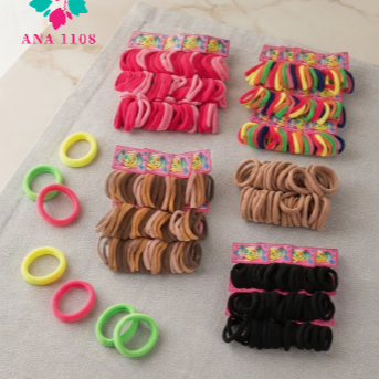 ANA 1108 Médio Xuxinha para cabelo de Meia 72 unidades / Rabico e elástico para cabelo Scrunchie · foto 2