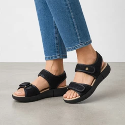 Sandalia Ortopedica Modare Feminina Massageadora Velcro Ultraconforto Macia Leve Original