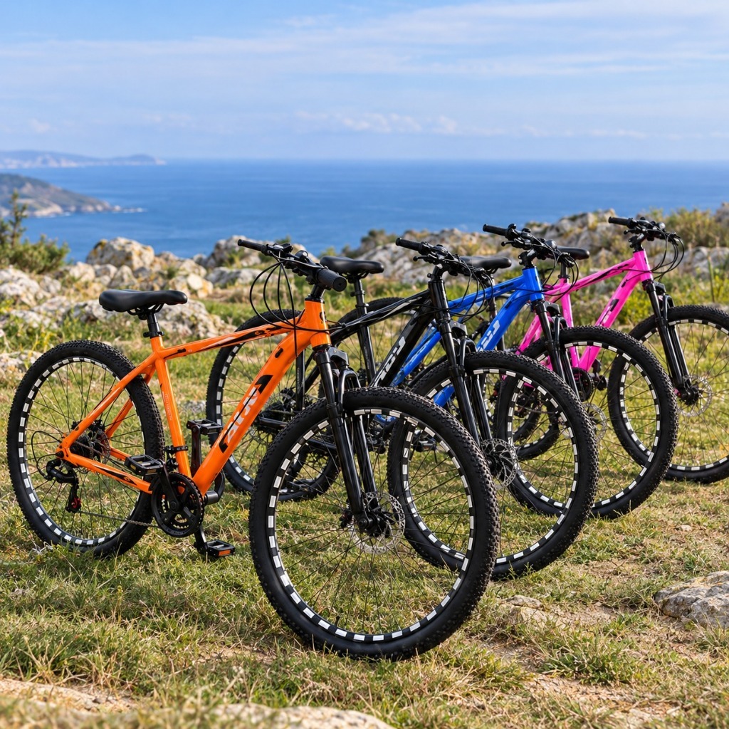 Bicicleta Grande Aro 29 Suporta 110kg com Marcha e Suspensão Reforçada para Passeios e Aventuras