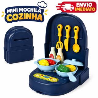 Kit Cozinha Infantil Little Kitchen 16 Peças Mini Cozinha Portátil