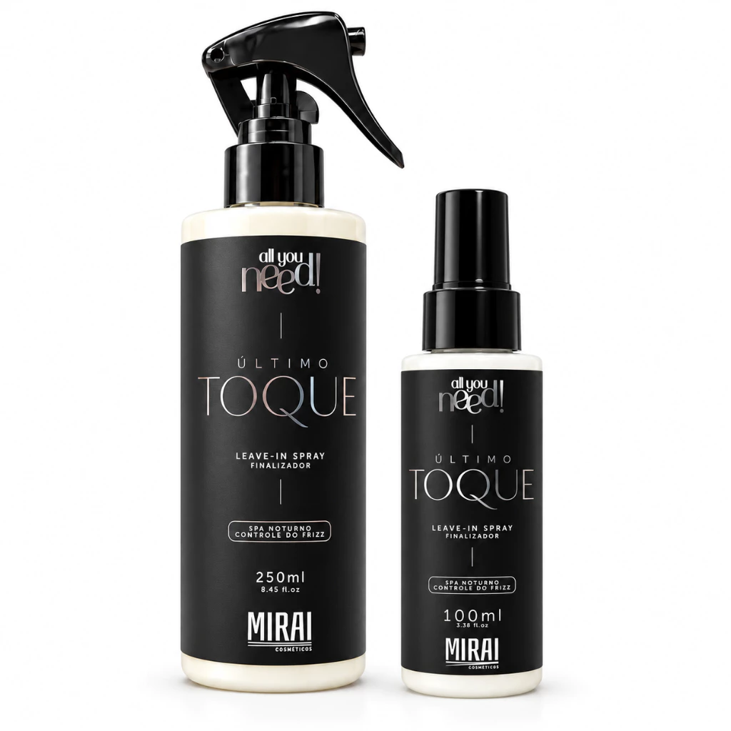 Finalizador Último Toque 260ml Mirai Leave-In Protetor Térmico Capilar Em Spray Reconstrutor