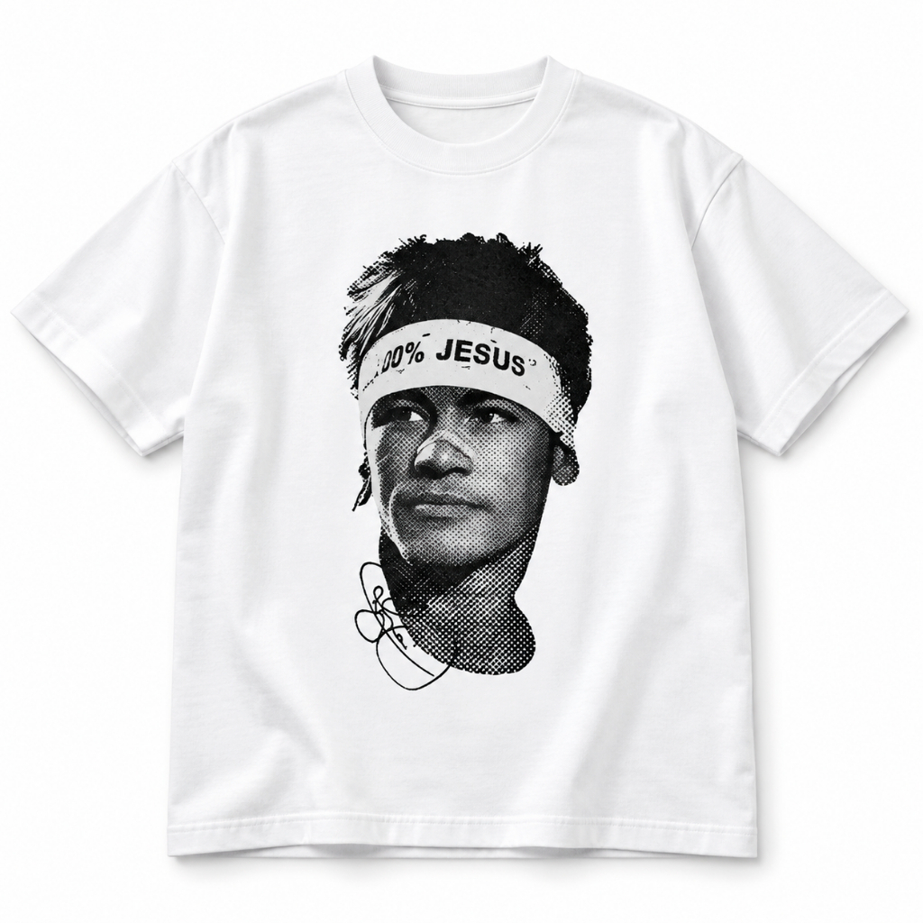 Camiseta Camisa Blusa Algodão Unissex Neymar Football Lançamento