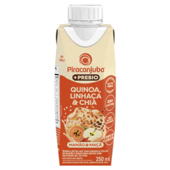 Bebida Lactea Prebiotico Zero Lactose Piracanjuba Sabor Mamao e Maça 250ML
