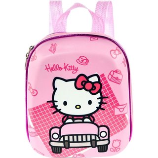 🎀 Mochila Infantil Hello Kitty Escolar Menina Rosa Alças Costas Soft Original