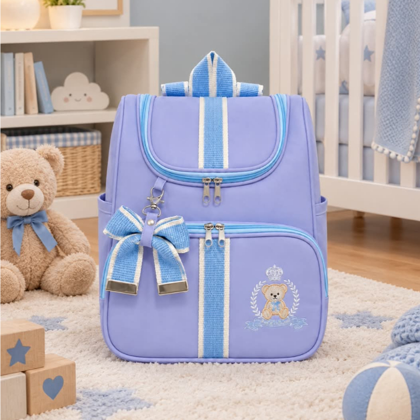 Mochila Maternidade Bebê Multiuso com Compartimento Térmico e Bolsos Organizadores. BIGKITS