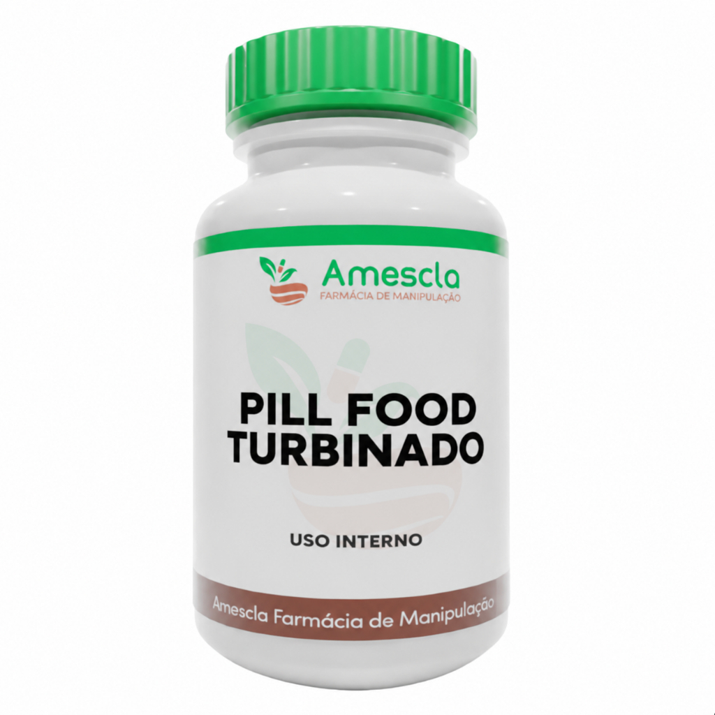 Pill Food Turbinado Com 60 ou 120 Cápsulas