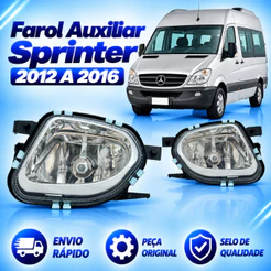Farol Auxiliar Sprinter 2012 2013 2014 2015 2016