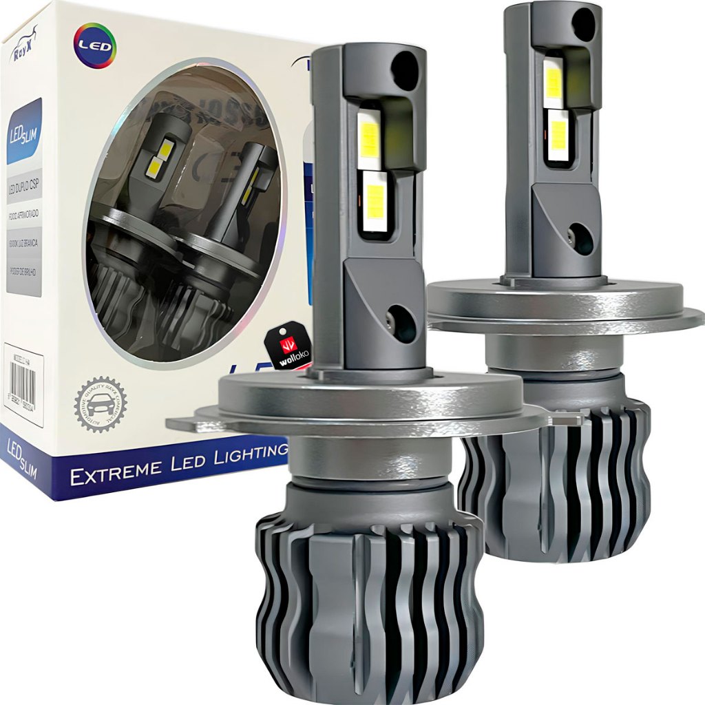 Ultra Led Rayx Slim com Canceller 11000 Lumens 70w 6k  12/24v H1 H3 H7 H8 H11 H16 H27 HB3 HB4 em Oferta na Shopee