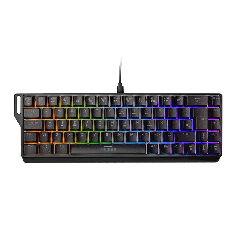 Teclado Magnetico Pichau Virgo Pro, RGB, Switch Vermelho, Preto, PG-VRGP-BL01 em Oferta na Shopee