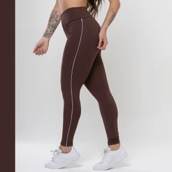 Calça Legging Fitness Feminina Academia Cintura Alta Compressão ZERO Transparência - Vivo