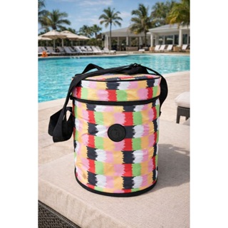 Bolsa Térmica Cooler Estampada colorida alca transversal lançamento verao em Oferta na Shopee