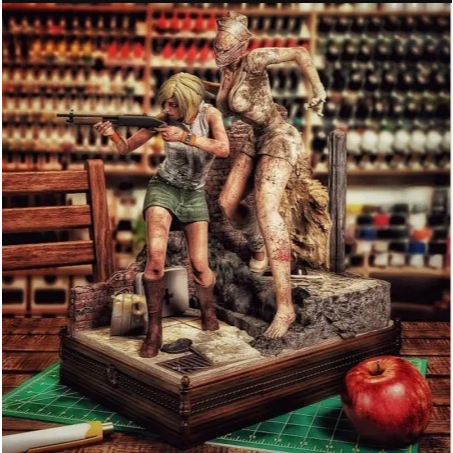 Heather Manson Diorama Silent Hill 3 Action Figure Impressão 3D Decoração