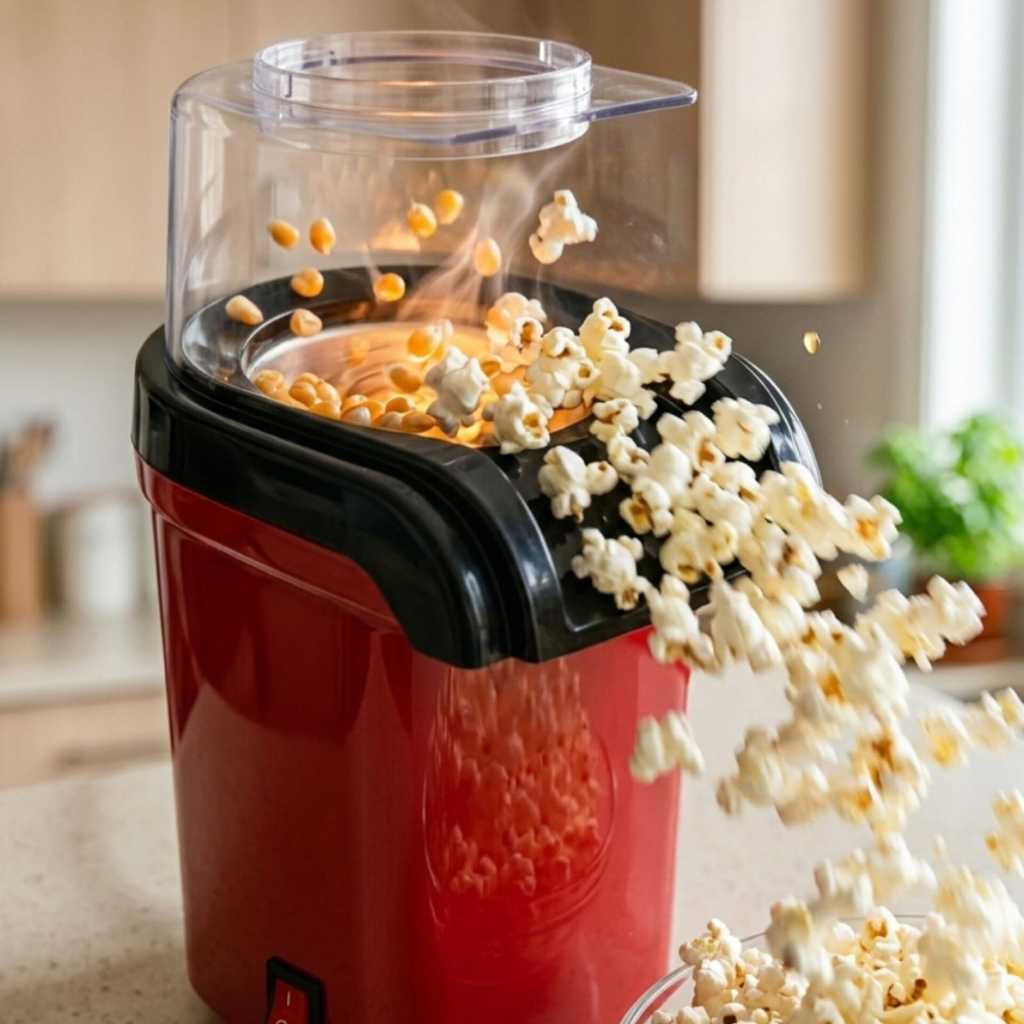 pipoqueira elétrica de ar quente [ 110v ou 220v ] - C&S BAZAR -