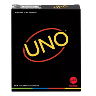 UNO Preto Black Edição Limitada Minimalista Design Clássico e Exclusivo - Mattel Genérico em Oferta na Shopee