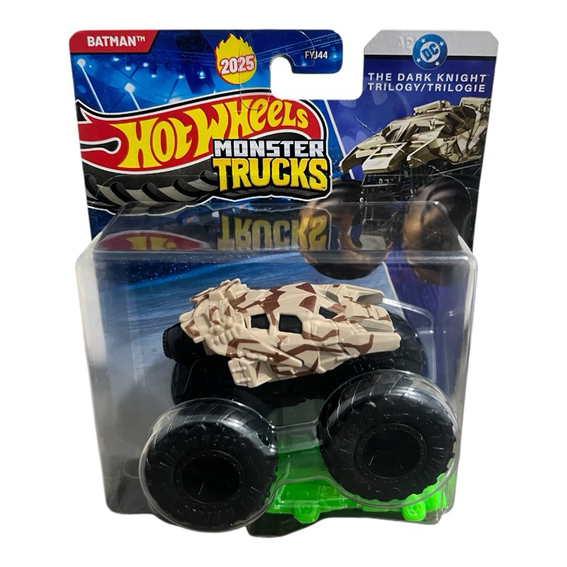 Monster Trucks Tumbler Camuflado Batmóvel Batman Hot Wheels