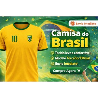 Camiseta Dry Fit Brasil