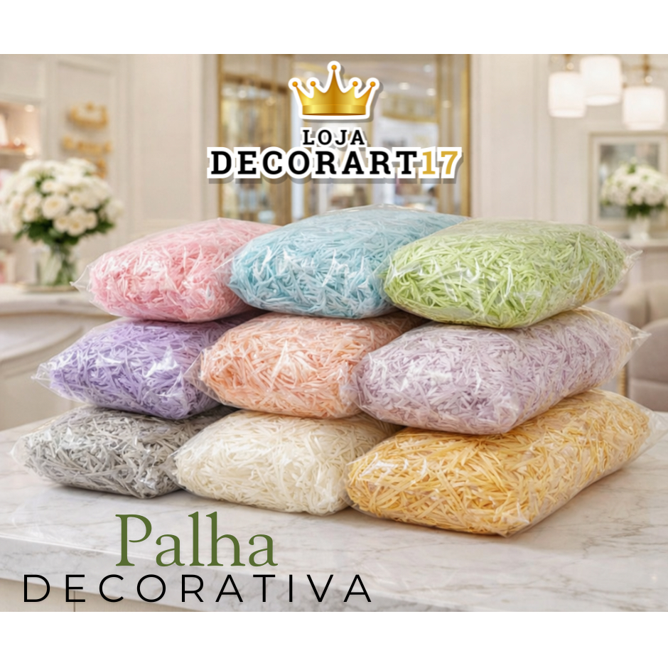 Palha de Papel Ceda Várias Cores a palha de papel seda é fácil de manusear e ajustar