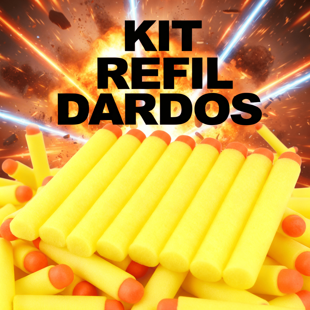 Kit 10/20/30/50 Refil de Dardos Espuma Munição Nerf Lançador Balas Infantil Brinquedo em Oferta na Shopee