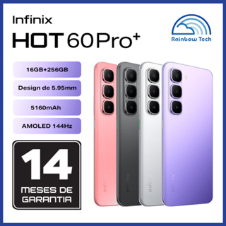 Infinix Hot 60 Pro+ Al Phone mais fino do mundo 5,95mm 16 GB+256GB  tela curva 3D  de144 Hz bateria de 45W+516 mAh NFC em Oferta na Shopee