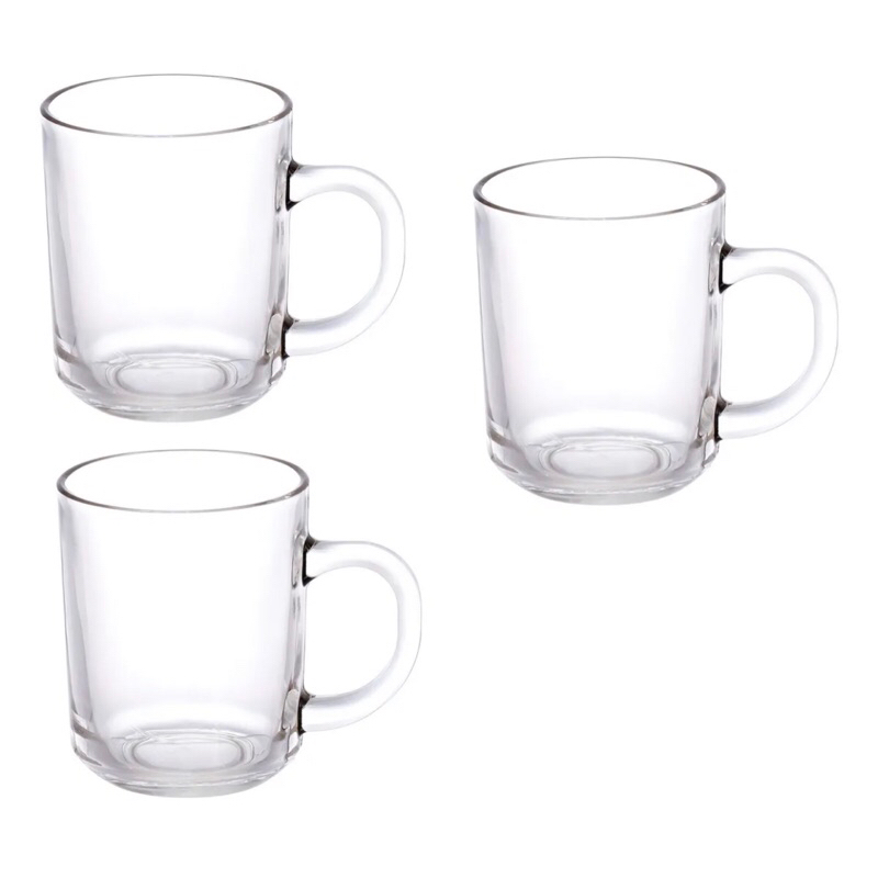 jogo de canecas de vidro 250ml