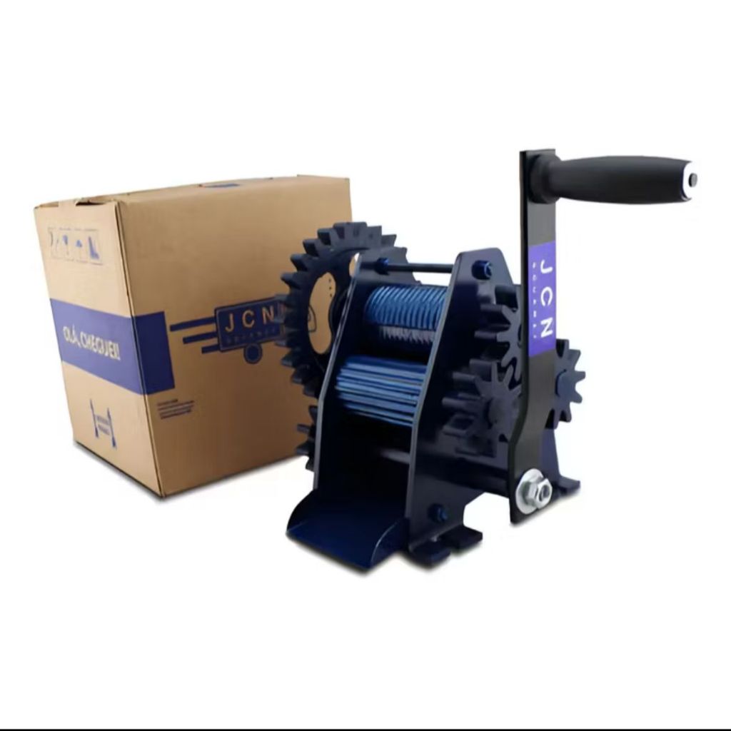Imagem Engenho Moedor de Cana Manual 3 Moendas para Moer Cana Garapeira Caldo de Cana Engenhoca 40L/hora P60