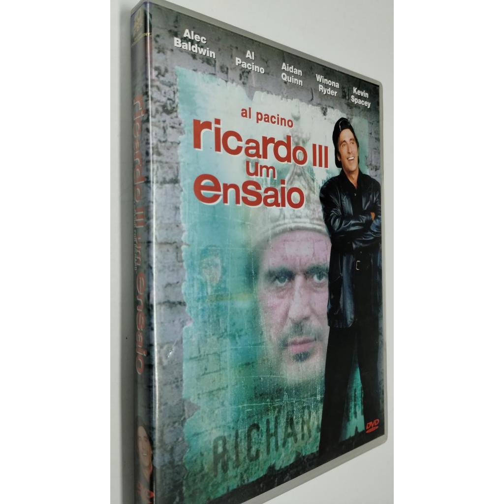 DVD Ricardo Iii Um Ensaio - Al Pacino Alec Baldwin Winona Ry (USADO)
