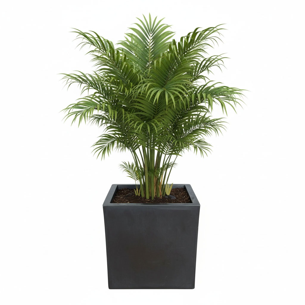 Vaso Plantar Plantas Palmeira Areca Cacto Pinheiro de Natal Quadrado Polietileno Cubo 30x30