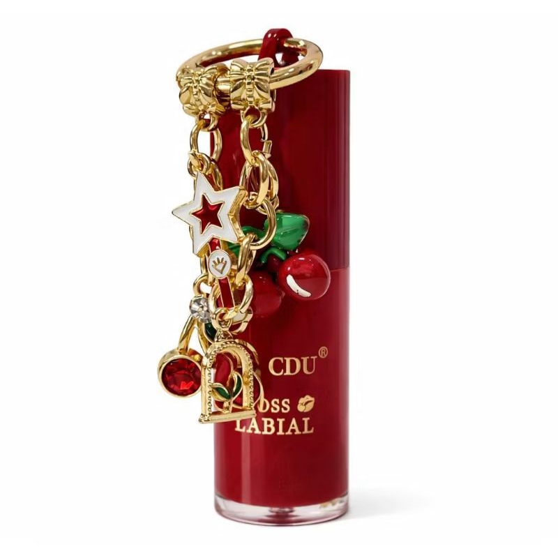 Cherry Bomb Gloss Labial Cereja Brilho Intenso Com Chaveiro Lip Honey Lançamento