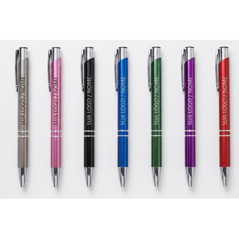 Caneta Personalizada com Nome e Logo | Brinde Corporativo | Lembrança Elegante