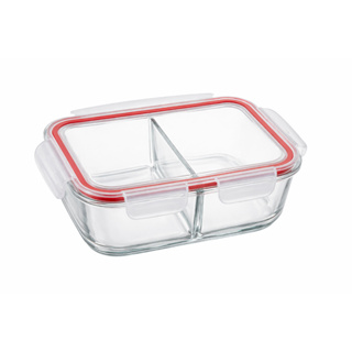 Pote Hermético de Vidro 640ml com Divisória Marmita Vidro Antivazamento Microondas Freezer em Oferta na Shopee