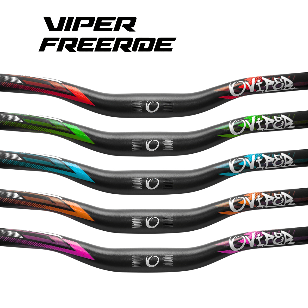 Guidão Viper Freeride 740mm 31.8mm Alumínio MTB Enduro DH Grau Wheeling Tipo Gios