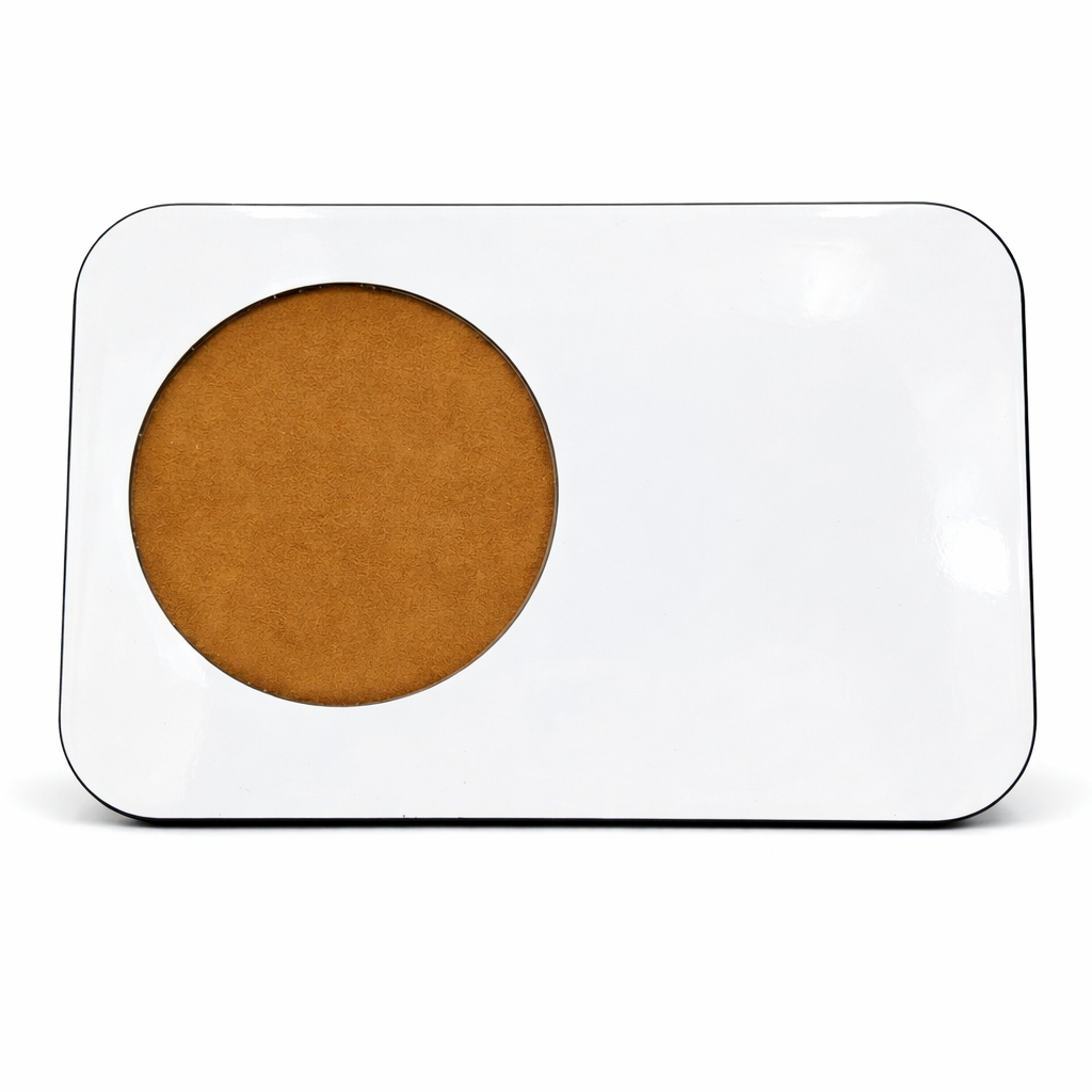 Kit 5 Base Porta Caneca MDF para Sublimação Alto Brilho