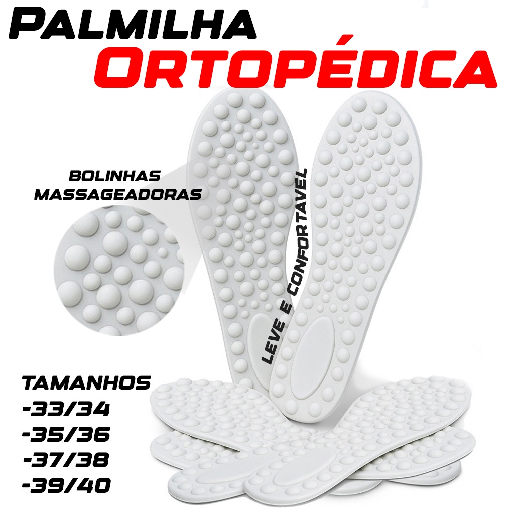 Palmilhas Ortopédicas para Esporão e Fascite Plantar – Top Vendas!