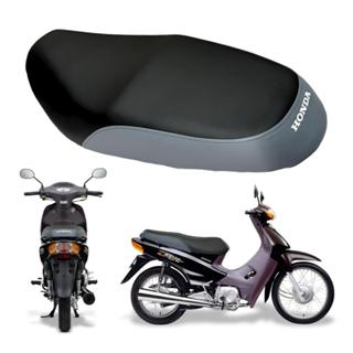 Capa Para Banco Moto Biz 100 98/05 Modelo Premium Preto/Cinza em Oferta na Shopee