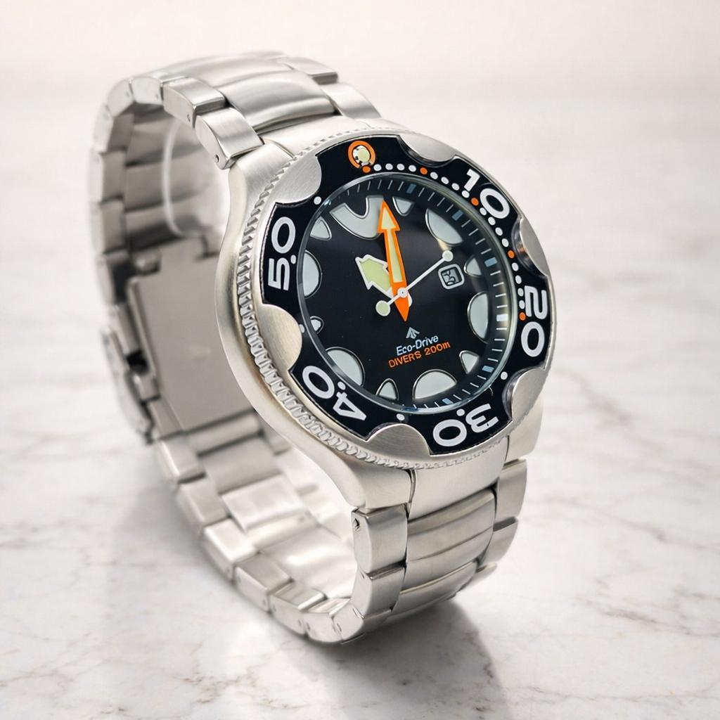 [ORCAÇO] RELOGIO MASCULINO AQUALAND ORCA DIVE ANALOGICO