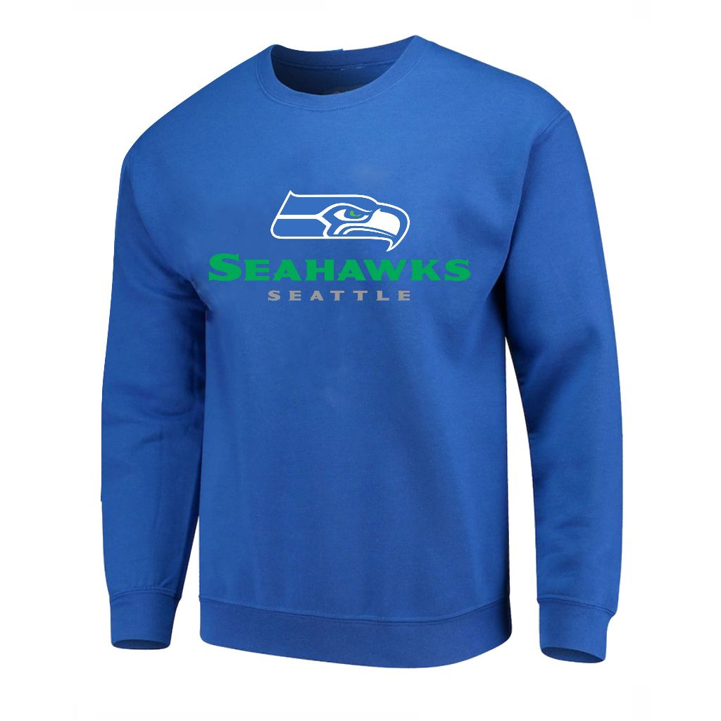 Blusa Moletom Casaco Careca Seattle Seahawks Futebol Americano Estampado