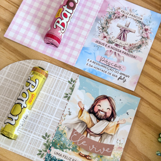 20/40/80/120 CARDS CARTÃO PARA BOMBOM PÁSCOA - CHOCOLATE MIMO BRINDE LEMBRANCINHA EMPRESA em Oferta na Shopee