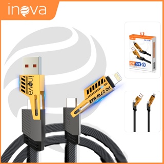 Kinvo & INOVA Cabo 4 em 1 Carregador 65W Cabo De Carregamento Rápido Para Telefones Android/ios/USB em Oferta na Shopee