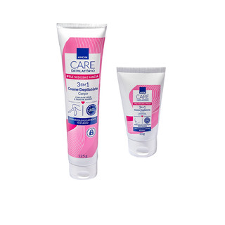 Creme Depilatório Avon Care Kit Corpo + Rosto