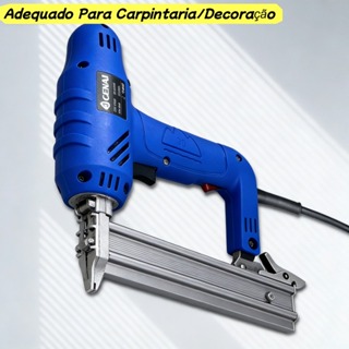 Grampeador Pinador Pistola de pregos Eletrico Madeira Tapeçaria Estofados 220V Profissional-EMLL em Oferta na Shopee