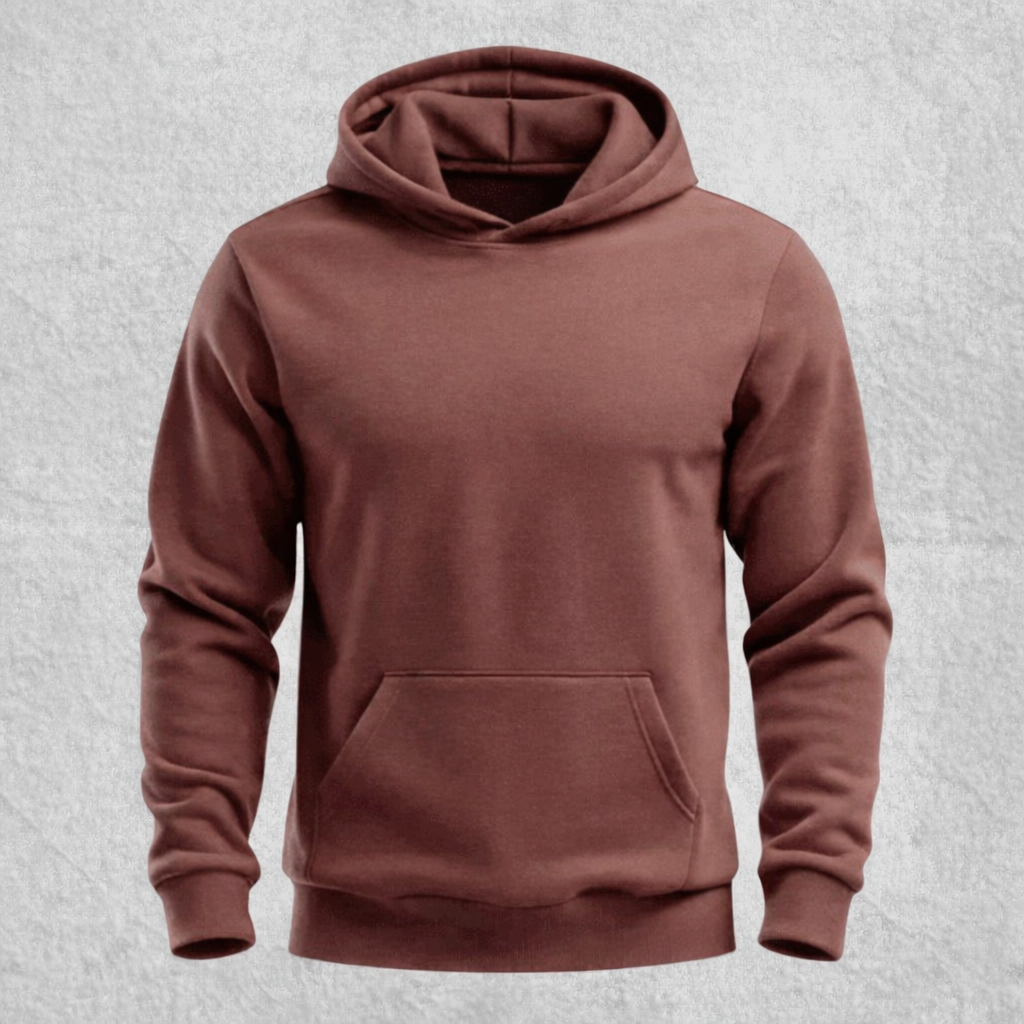 Moletom Canguru Com Capuz Liso Sem Estampa Promoçao