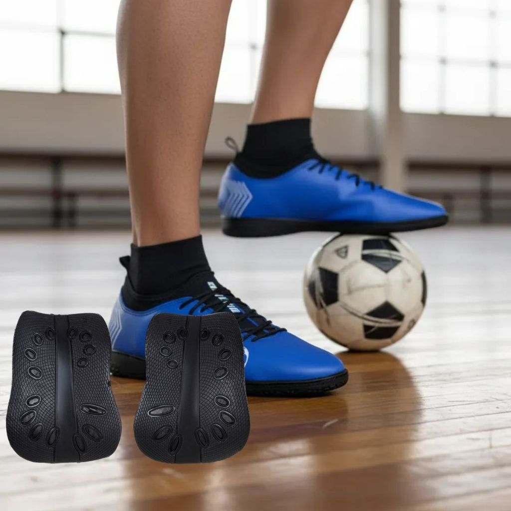 Chuteira Futsal Masculino Gl Line Quadra + Caneleira Resistente Conforto Performance