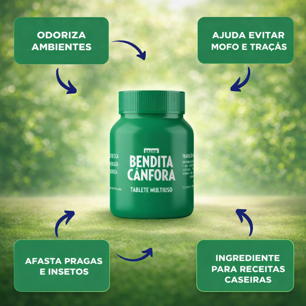 BENDITA CANFORA TABLETE POTE C/30 X 0,75G