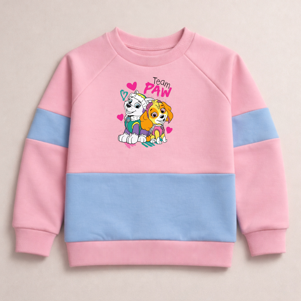 Moletom Infantil Menina Skye Everest Patrulha Canina Flanelado Inverno Frio